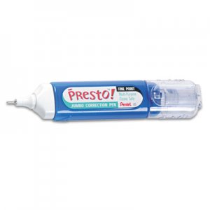 Pentel PENZL31W Presto! Multipurpose Correction Pen, 12 ml, White ZL31-W