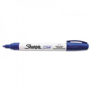 Sharpie 35551 Permanent Paint Marker, Medium Point, Blue SAN35551
