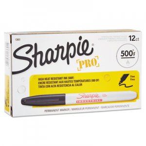 Sharpie 13601 Industrial Permanent Marker, Fine Point, Black, Dozen SAN13601