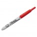 Sharpie 1735791 Retractable Permanent Marker, Ultra Fine Tip, Red SAN1735791