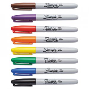 Sharpie 30078 Fine Point Permanent Marker, Assorted, 8/Set SAN30078