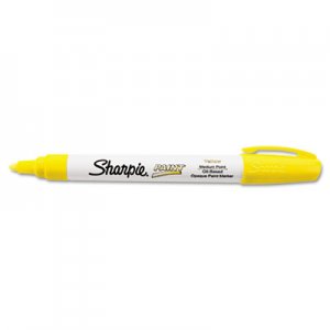 Sharpie 35554 Permanent Paint Marker, Medium Point, Yellow SAN35554