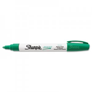 Sharpie 35552 Permanent Paint Marker, Medium Point, Green SAN35552