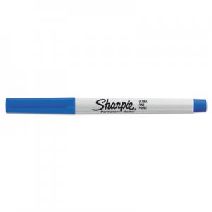 Sharpie 37003 Permanent Markers, Ultra Fine Point, Blue, Dozen SAN37003