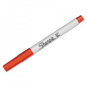 Sharpie 37002 Permanent Markers, Ultra Fine Point, Red, Dozen SAN37002