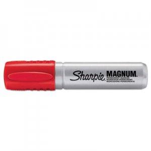 Sharpie 44002 Magnum Oversized Permanent Marker, Chisel Tip, Red SAN44002