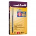 Uni-Ball 60026 Deluxe Roller Ball Stick Waterproof Pen, Red Ink, Micro SAN60026