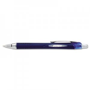 Uni-Ball 62153 Jetstream RT Roller Ball Retractable Waterproof Pen, Blue Ink, Fine SAN62153