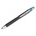 Uni-Ball 73833 Jetstream RT Roller Ball Retractable Waterproof Pen, Blue Ink, Bold SAN73833