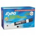 EXPO 82001 Low Odor Dry Erase Marker, Bullet Tip, Black, Dozen SAN82001