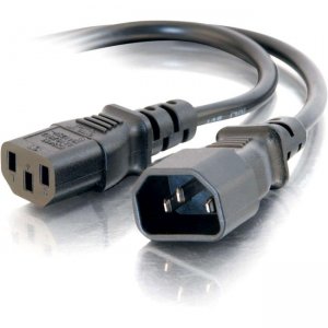 C2G 29917 4ft 16 AWG 250 Volt Computer Power Extension Cord (IEC320C14 to IEC320C13)