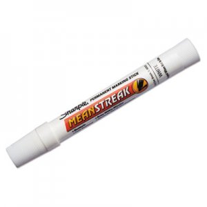 Sharpie 85018 Mean Streak Marking Stick, Broad Tip, White SAN85018