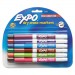 EXPO 86603 Low Odor Dry Erase Marker, Fine Point, Assorted, 12/Set SAN86603