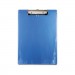Saunders 00439 Plastic Clipboard, 1/2" Capacity, Holds 8 1/2w x 12h, Ice Blue SAU00439