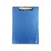 Saunders 00439 Plastic Clipboard, 1/2" Capacity, Holds 8 1/2w x 12h, Ice Blue SAU00439
