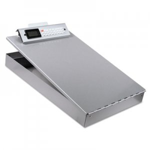 Saunders 11025 Redi-Rite Aluminum Storage Clipboard, 1" Capacity, Holds 8-1/2w x 12h, Silver SAU11025