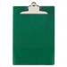 Saunders 21604 Recycled Plastic Clipboards, 1" Capacity, Holds 8 1/2w x 12h, Green SAU21604
