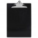 Saunders 21603 Recycled Plastic Clipboards, 1" Capacity, Holds 8 1/2w x 12h, Black SAU21603