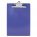 Saunders 21606 Recycled Plastic Clipboards, 1" Capacity, Holds 8 1/2w x 12h, Purple SAU21606