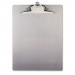 Saunders 22517 Aluminum Clipboard w/High-Capacity Clip, 1" Capacity, Holds 8 1/2 x 12, Silver SAU22517