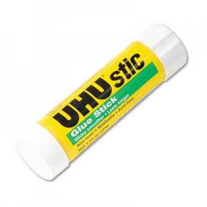 UHU 99655 UHU Stic Permanent Clear Application Glue Stick, 1.41 oz SAU99655