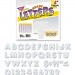 TREND T1613 Ready Letters Sparkles Letter Set, Silver Sparkle, 4"h, 71/Set TEPT1613