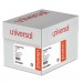 Universal UNV15851 Printout Paper, 1-Part, 18lb, 14.88 x 11, White/Green Bar, 2, 600/Carton