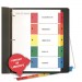 Universal UNV24800 Deluxe Table of Contents Dividers for Printers, 5-Tab, 1 to 5; Table Of Contents, 11 x 8