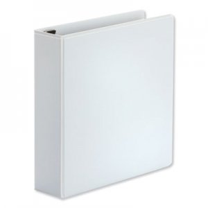 Universal UNV30732 Comfort Grip Deluxe Plus D-Ring View Binder, 2" Capacity, 8-1/2 x 11, White