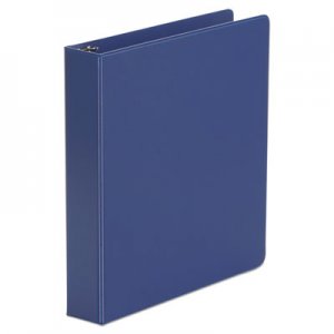 Universal UNV33402 Economy Non-View Round Ring Binder, 3 Rings, 1.5" Capacity, 11 x 8.5, Royal Blue