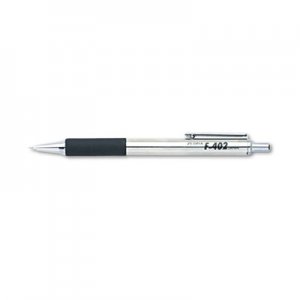Zebra 29210 F-402 Ballpoint Retractable Pen, Black Ink, Fine ZEB29210