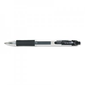 Zebra 46710 Sarasa Retractable Gel Pen, Black Ink, Fine, Dozen ZEB46710