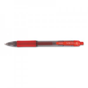 Zebra 46830 Sarasa Retractable Gel Pen, Red Ink, Medium, Dozen ZEB46830