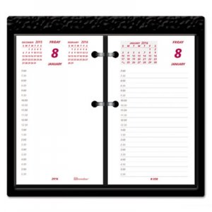 Brownline C2R Daily Calendar Pad Refill, 6 x 3-1/2, 2016 REDC2R