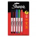 Sharpie 37675PP Permanent Markers, Ultra Fine Point, Assorted Colors, 5/Set SAN37675PP