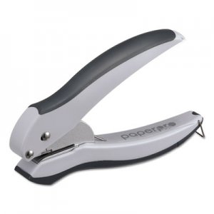 PaperPro 2402 inLIGHT One-Hole Punch, 10-Sheet Capacity, Gray ACI2402