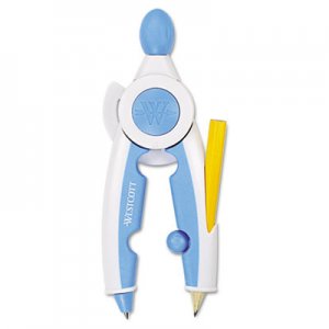 Westcott 14377 Soft Touch School Compass With Microban Protection, Assorted Colors ACM14377