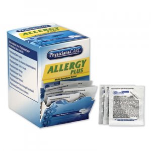 PhysiciansCare ACM90091 Allergy Antihistamine Medication, Two-Pack, 50 Packs/Box