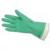 Memphis 5319E Flock-Lined Nitrile Gloves, Green, 12 Pairs CRW5319E
