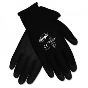 Memphis N9699L Ninja HPT PVC coated Nylon Gloves, Large, Black, Pair CRWN9699L