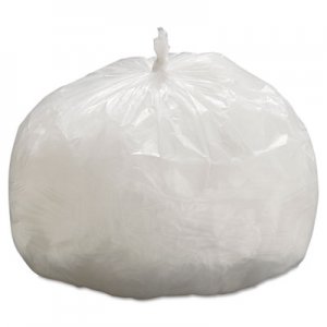 Genpak GEN333912 High-Density Can Liners, 33 gal, 9 microns, 33" x 39", Natural, 500/Carton