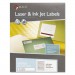Maco MLFF31 Laser/Inkjet White File Folder Labels, 2/3 x 3 7/16, White, 1500/Box MACMLFF31