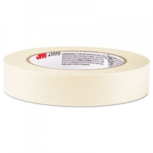 Highland 260048A Economy Masking Tape, 2" x 60yds, 3" Core, Cream MMM260048A