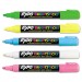 EXPO 14075 Bright Sticks Wet-Erase Fluorescent Marker Set, Bullet Tip, Assorted SAN14075