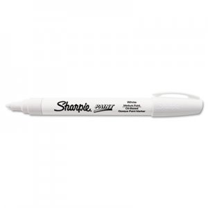 Sharpie 35558 Paint Marker, Medium, White SAN35558