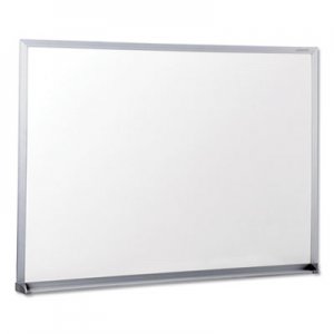 Universal UNV43622 Dry-Erase Board, Melamine, 24 x 18, Satin-Finished Aluminum Frame