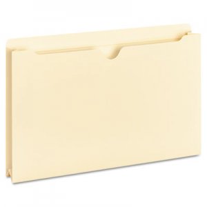 Universal UNV73800 Deluxe Manila File Jackets with Reinforced Tabs, Straight Tab, Legal Size, Manila, 50/Box