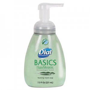 Dial Professional 06042 Basics Foaming Hand Soap, 7.5oz, Honeysuckle DIA06042