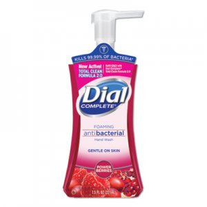 Dial DIA03016 Antibacterial Foaming Hand Wash, Power Berries, 7.5 oz Pump Bottle