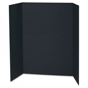 Pacon 3766 Spotlight Corrugated Presentation Display Boards, 48 x 36, Black, 24/Carton PAC3766
